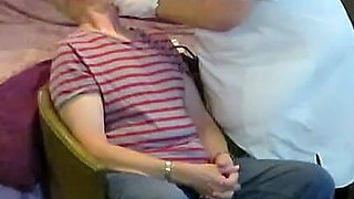 Nurse Vicki Exams a New Home Patient and Later Performs a Glove Strip Tease