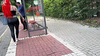 Dragged Away by a Stranger at the Bus Stop and Fucked Hard!