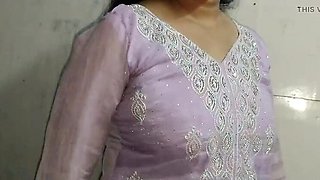 Desi Aunty Big Boobs Pressed While Changing Clothes - Indian Maid Anal Sex