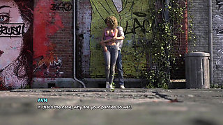 My Bimbo Dream 48 - Blonde Busty Bimbo Gets Fucked Hard in the Public