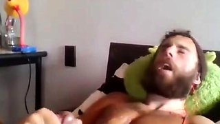 Moaning Masturbating Man