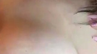 Big boobs milf masturbates with her dildo