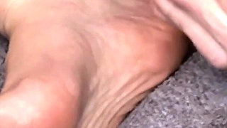 Fun Charlie Oils up Her Sexy Feet