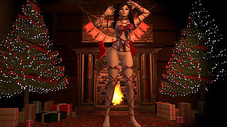 D.va Christmas Gift - Overwatch Porn Parody