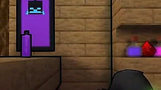 Minecraft Hentai Horny Craft - Part 21 - Witch Blowjob Under Table by Loveskysan69