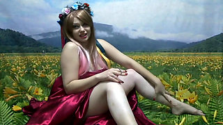 Smoking in the nature and teasing you