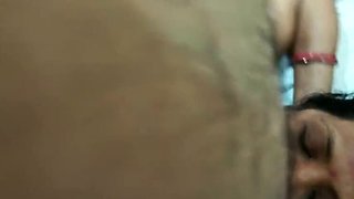 Beautiful Innocent Indian Bhabhi Roughly Fucked by Young Brother in Law on Bed