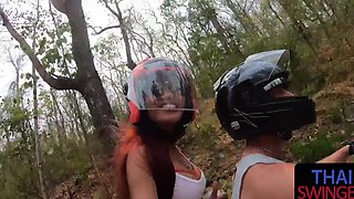 Asian amateur babe in glasses and jeans goes wild with a steamy POV fuck fest