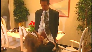 Horny slut enjoys fucking while playing with her wet pussy