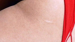 Anal and Cumshot Face Down on a Perfect Ass
