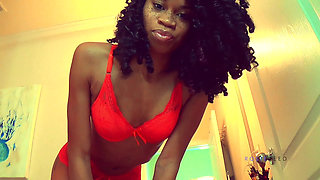 Toilet Slave Brushing- Ebony Goddess Goddess Rosie Reed Toilet Slavery- 1080p HD