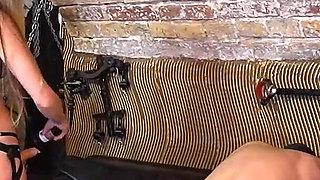Three Unbelievable MILF's They Destroy Their Suffering Slave