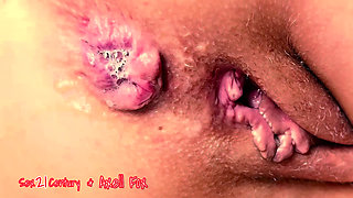Hot Blonde MILF French Pure Doggystyle Anal Sex. DeepThroat Big Dick. Cum on Glasses&Face.
