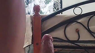Sexy Filipina MILF, Making Her Dildo Wet & Creamy