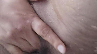 Horny Latina Squirt in the Bathroom