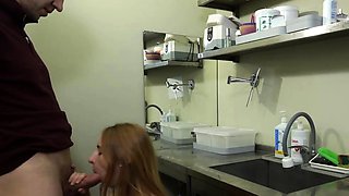 Russian Teen Nurse Loves Big Cocks at Work