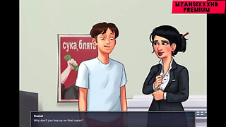 Making love to my MILF Girlfriend! (Summertime Saga Gameplay)