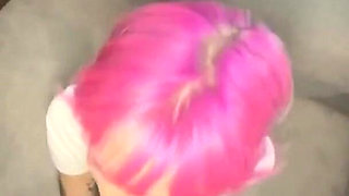 Emo Petite Goes Bananas on BBC Monstercock