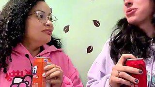 Burping Compete Gulping Soda Lezzy Sassy Duo