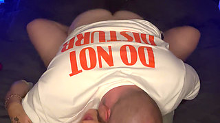 She fingers herself, I lick her, she kneads my ass, I fuck her We come to orgasm