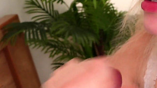 Cute Ashby Winter in Pink Loses Control From Deep Sex with Sam Garro on the Bed