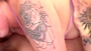 Big Booty BBW PAWG Gets Oiled up and Fucked by Her First White Guy
