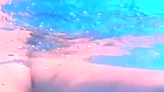 Breath Holding Underwater in Pool