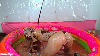 Wam!!! Anal Punishment with Slime and Brownie Dough