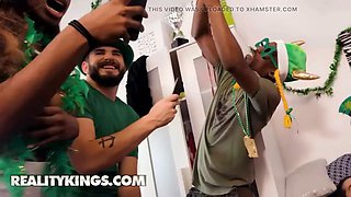 Reality kings - fest turns from sensitized to wild when schoolgirls Kali Roses, Kat Monroe & miki cruz share logan's cock
