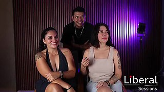 Two Hot Hotwives And Sluts In An Orgy