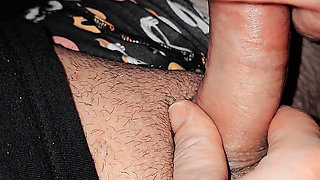 Pulsating the Penis and Injecting Sperm Into Her Mouth. Slow Blowjob