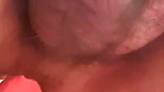 Wife Fucks Her Husband's Ass with a Big Dildo