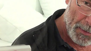 Masha Ray is satisfied with her nasty old fucker Nico