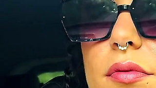 Italian Girl Ass Fucked and Slapped and Spat in the Trunk of the Car!