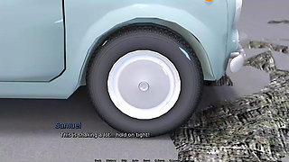 Laura Lustful Secret - Gameplay - Roleplay - Unsatisfied Wife - Car Ride - Nurse Cosplay