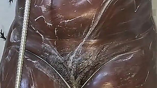 Washing My Pussy While Being Fucked Nonstop in the Shower.