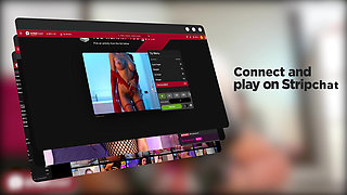 Sexy Brunette Alexa_Miss Spanked in Pantyhose & Latex Skirt Before Bouncing on Dildo on Stripchat