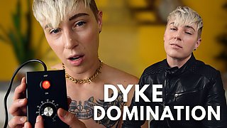 Leather Dyke Dominates You - Bound, Overstimmed, and Used! POV domination for women