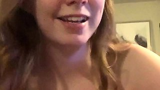 Big boobs milf masturbates with her dildo