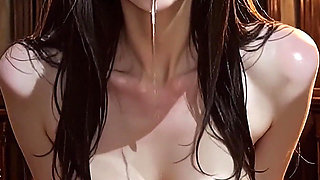 Japanese Emo MILF Sucks and Fucks a Huge Cock
