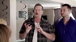 Dirty Bella and Brad's red head clip