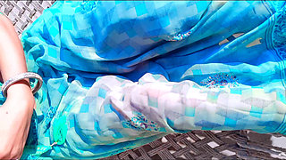 Cute Saree Bhabhi (outdor Sex) Gets Naughty with Her Devar for Rough and Hard Sex During Massage on Her Back. Beautiful Bhabhi