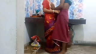 Busty Bhabi Gets Pounded In The Kitchen By Her Devar.