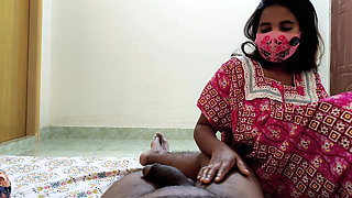 Step-son make his step-mom pussy juicy and creampie__Desi XXX