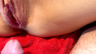 Compilation of a sexy milf squirting and getting her pussy and her little asshole sprayed
