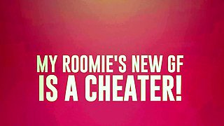 My Roomieas New GF Is a Cheater! - Jaymee Green / Brazzers