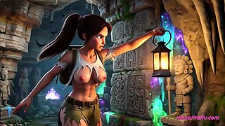 Lara Croft uncovers a mystical Amazon secret - AI Animation