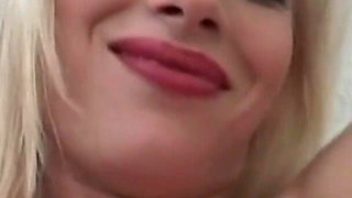 Wonderful Very Sexy Blonde MILF with Perfect Body Has an Orgasm with Fingers in Pussy