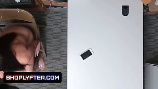 Shoplyfter - naughty young offers her perfect rosy vagina
