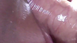 Ebony’s Greedy Mouth Full of Sperm and She Swallows